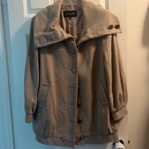 Tan Gianni Bini wool coat